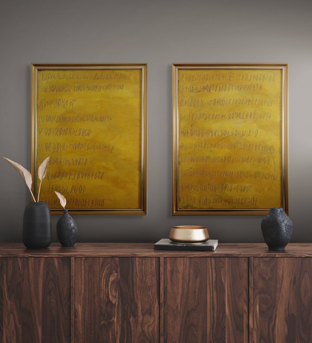 Golden Tablets By Madalina Gavrila, 13 X 17, Artwork For Sale On Artfinder