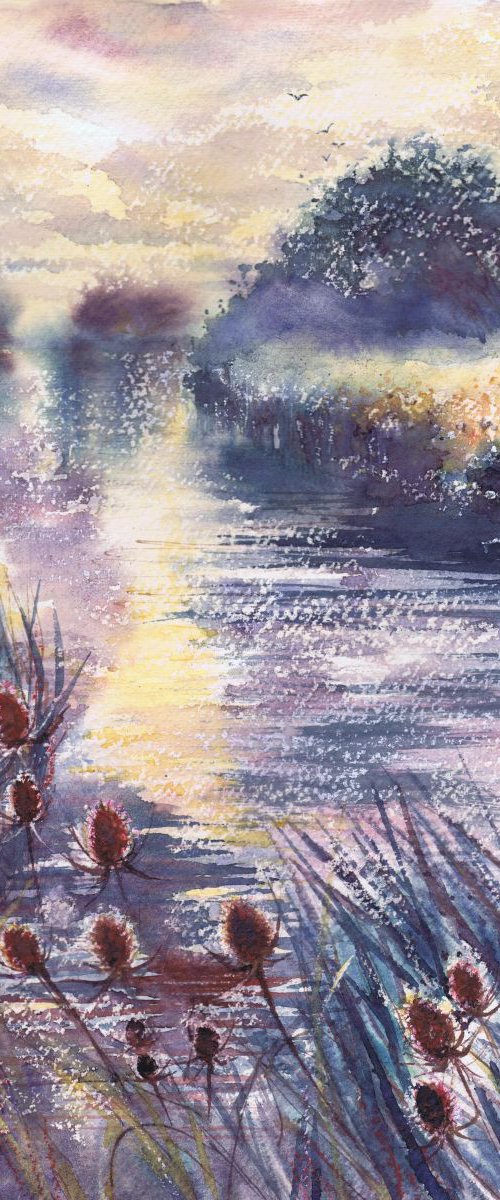 Morning Light on the Thames by Michele Wallington