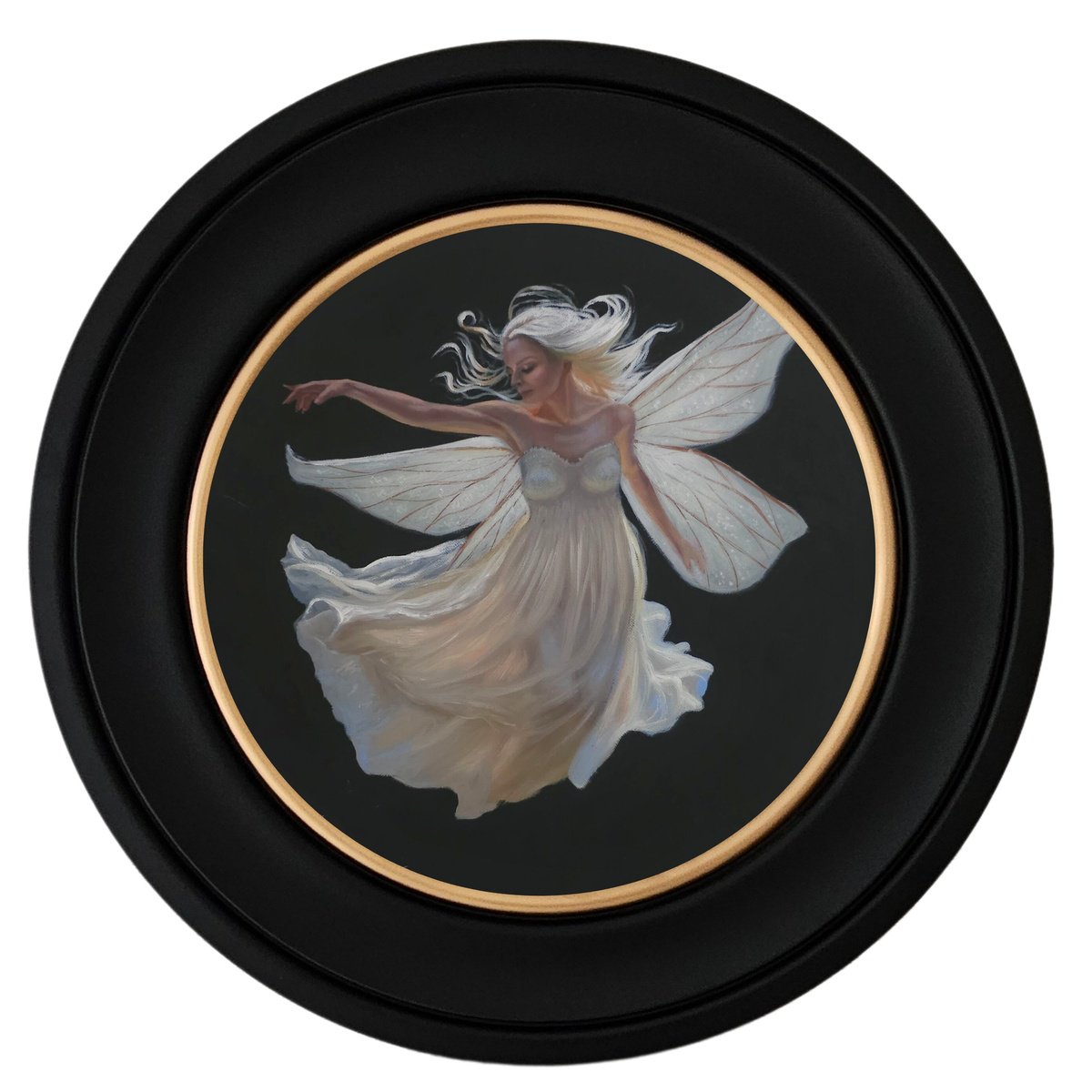 Photorealistic Portrait Oil Painting By Ellisa Hague, 17 X 17, Clemence, Original Artwork