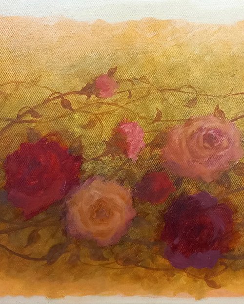 Antique Roses by Lee Campbell