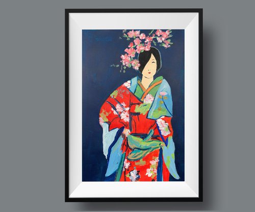 Japanese beauty. Fantasy woman. #15 by Vita Schagen
