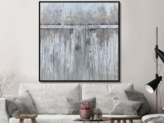 Time to Slow it Down - XL LARGE,  TEXTURED ABSTRACT ART – EXPRESSIONS OF ENERGY AND LIGHT. READY TO HANG!