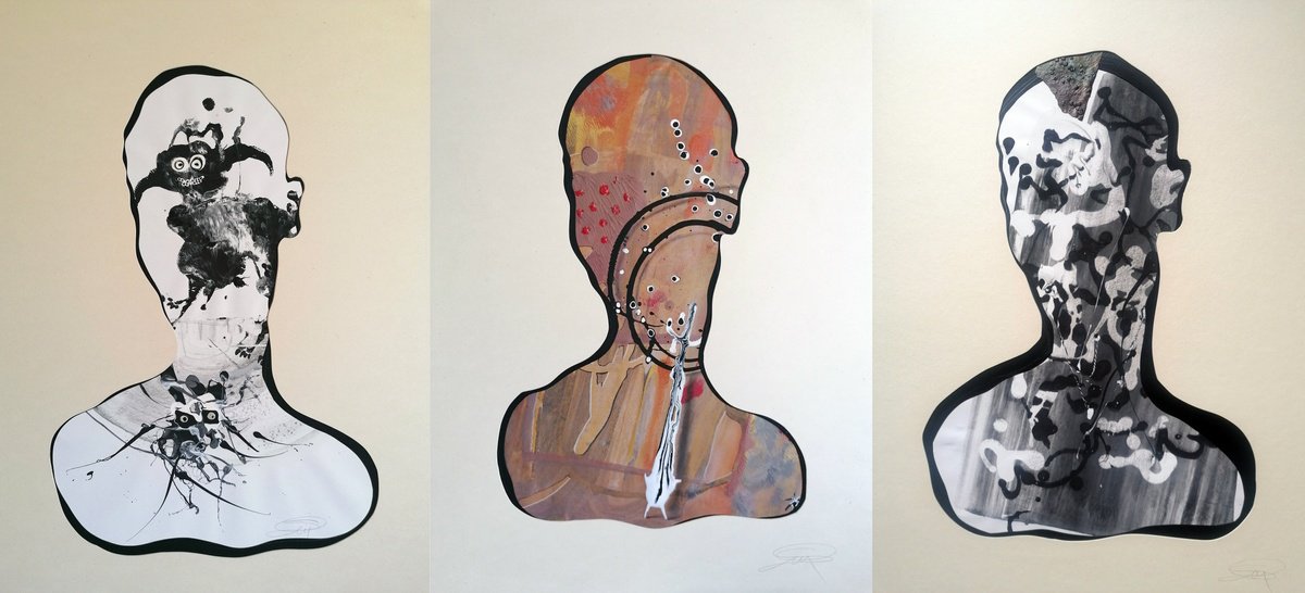 Surrealistic Acrylic Painting , S3L By Stefano Mazzolini, 59 X 28, Artwork For Sale On Artfinder