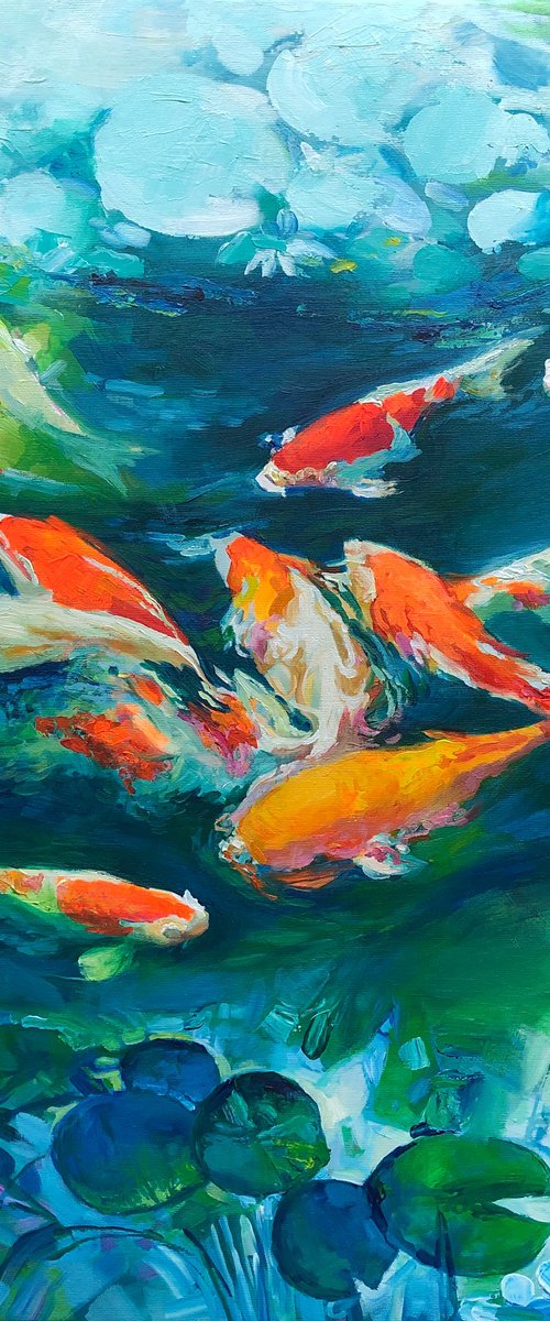 Fish in the pond. by Viacheslav Zaykin