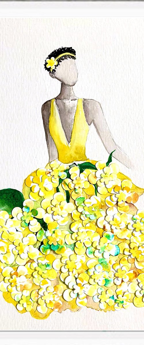 Beautiful lady, 3d by Luba Ostroushko