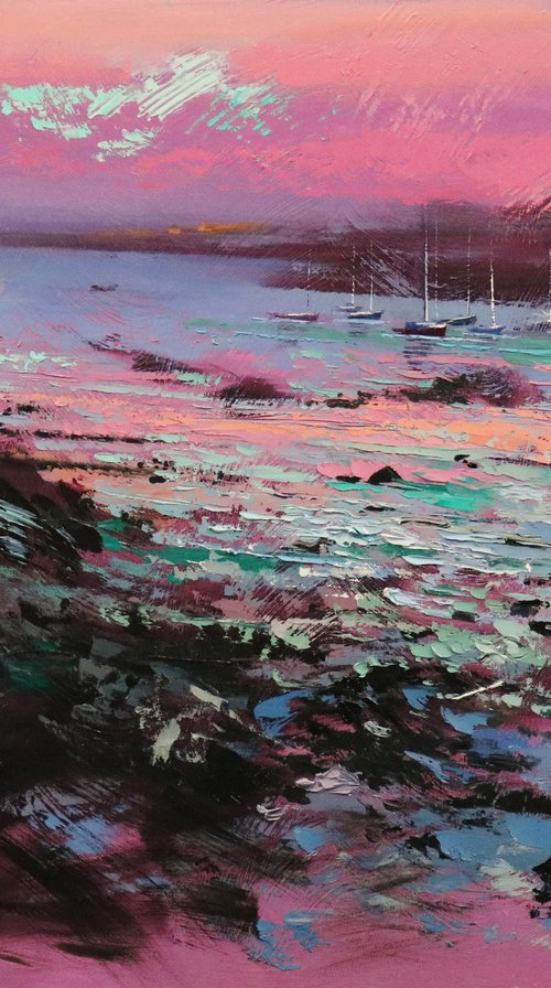 TWILIGHT at SEASIDE by Chin H Shin