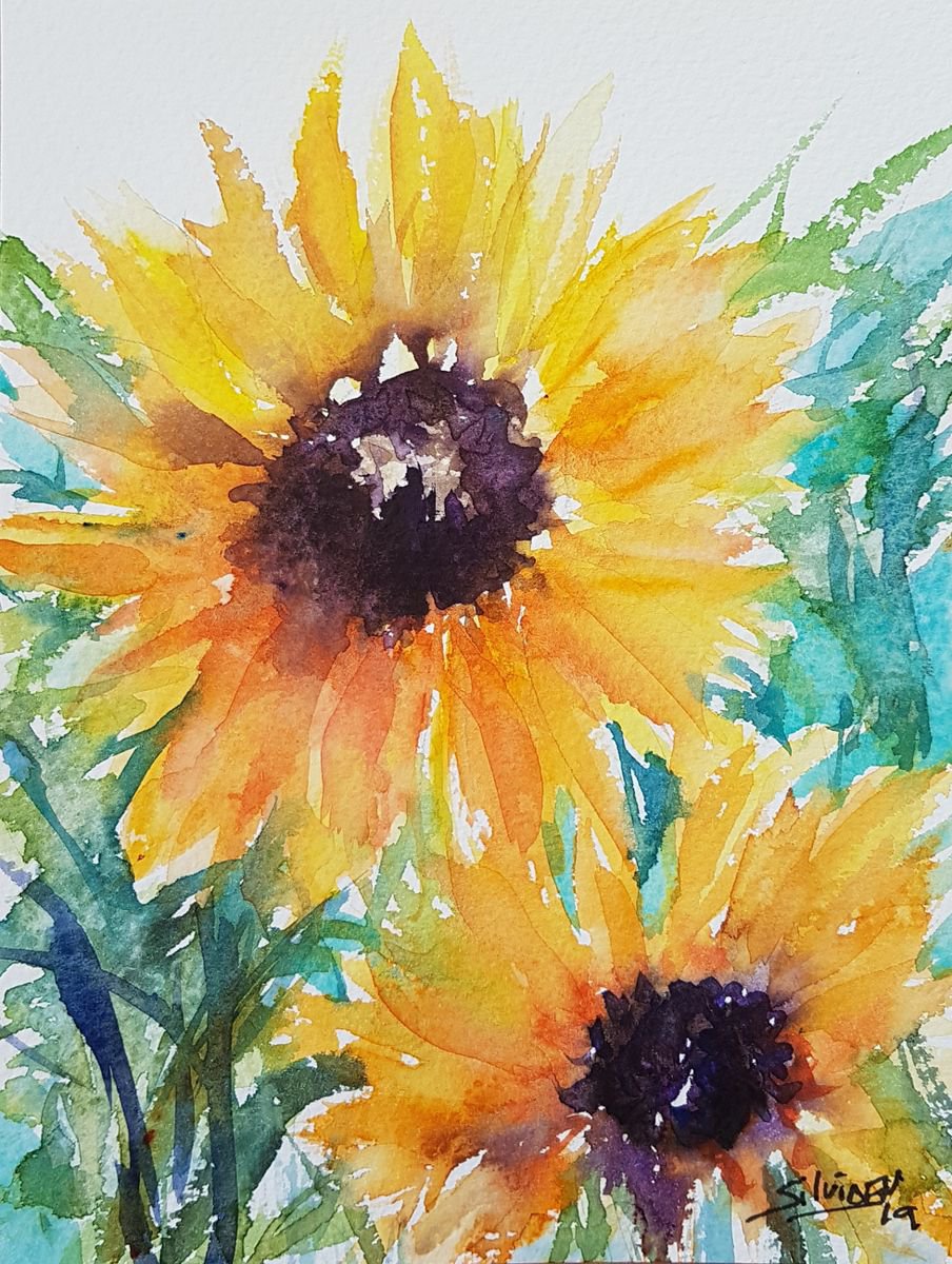 Sunflowers I by Silvia Flores Vitiello