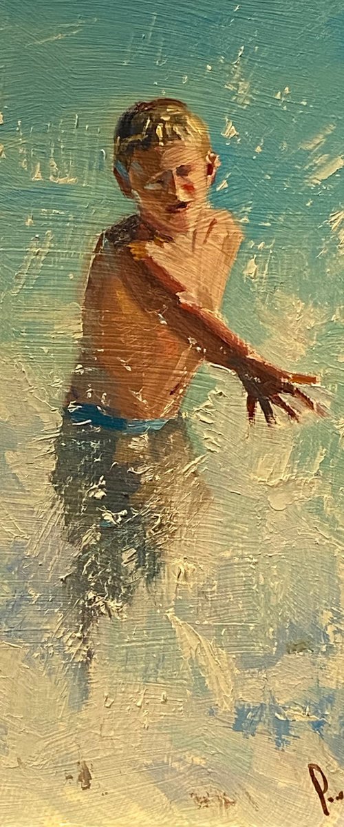 Beach Boy Dancing by Paul Cheng