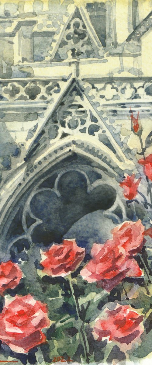 Flowers of Notre-Dame de Paris by Tatiana Alekseeva