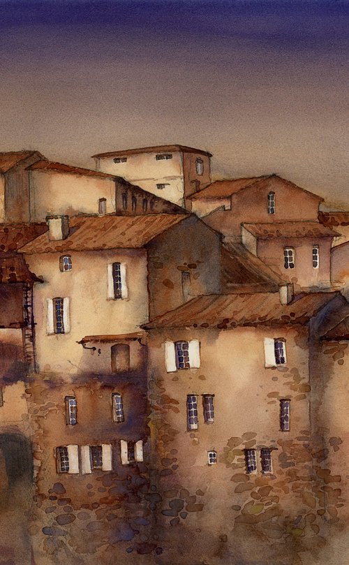 Ancient Roman city in Provence by Tatyana Tokareva