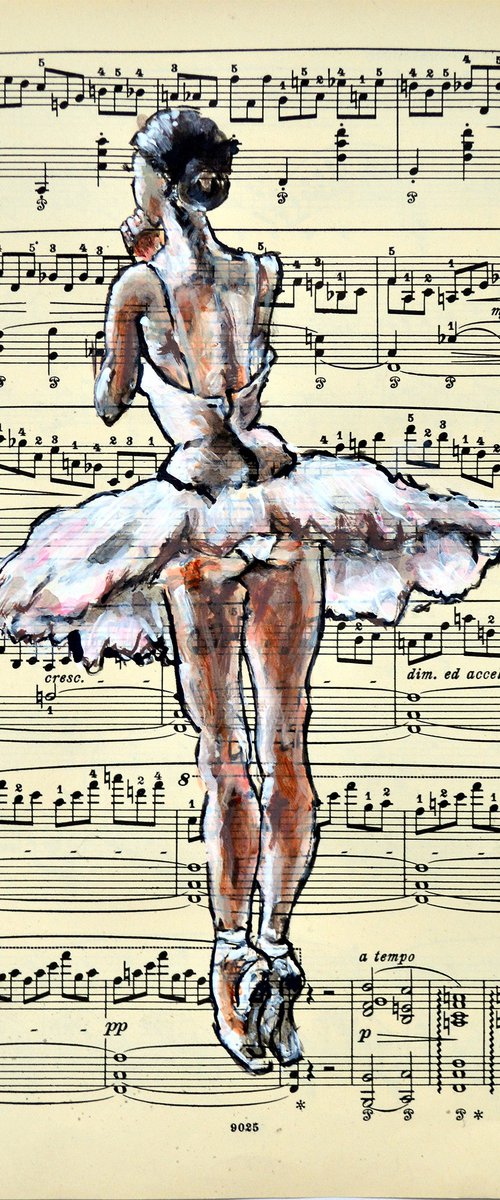 Ballerina I- Music Page by Misty Lady - M. Nierobisz