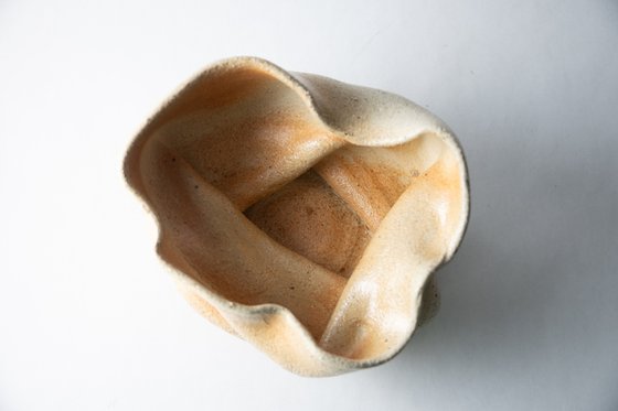 Sculptural Ceramic Soda-Fired Bowl