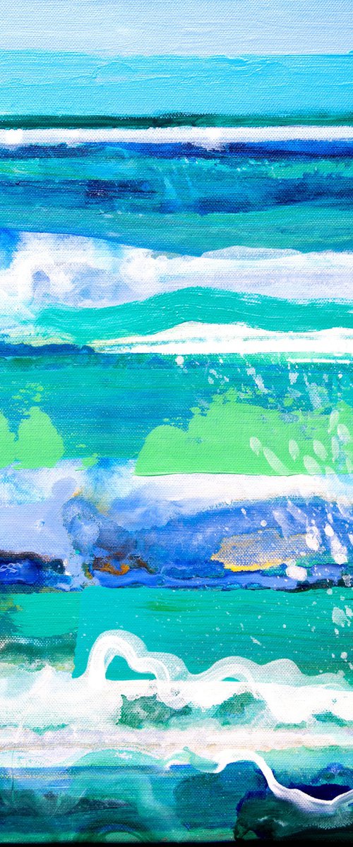 Blue Tide 2 by Elizabeth Anne Fox