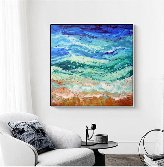 The sound of the sea