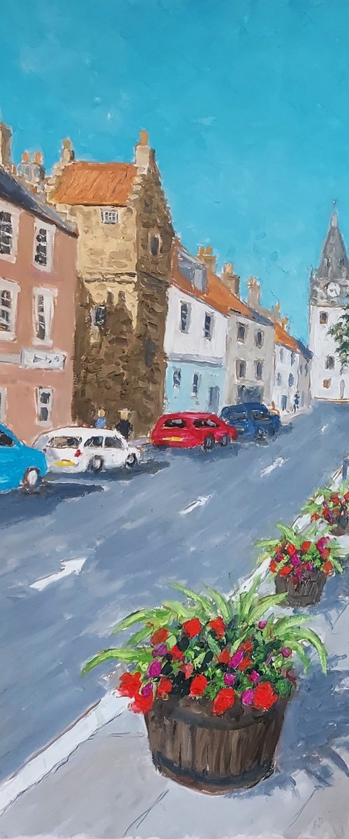 pittenweem high street by Colin Ross Jack