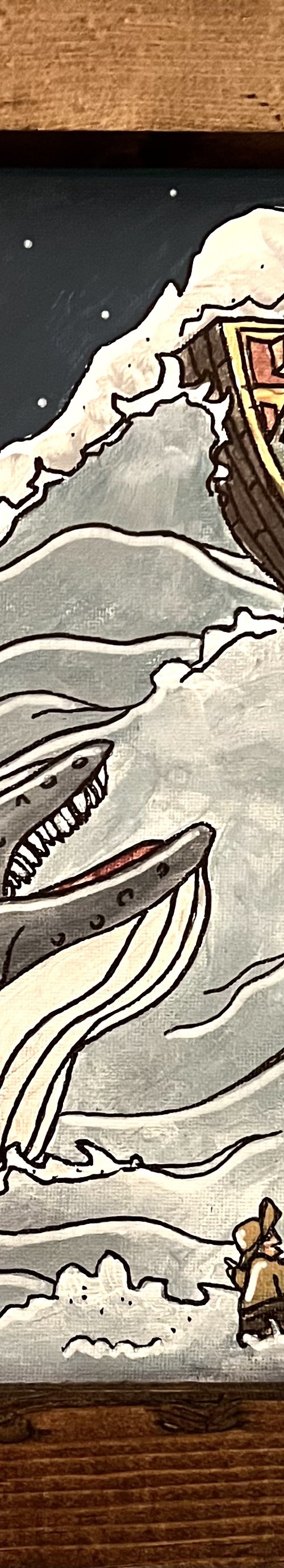 Humpback attack by Art of Aaron Wooten