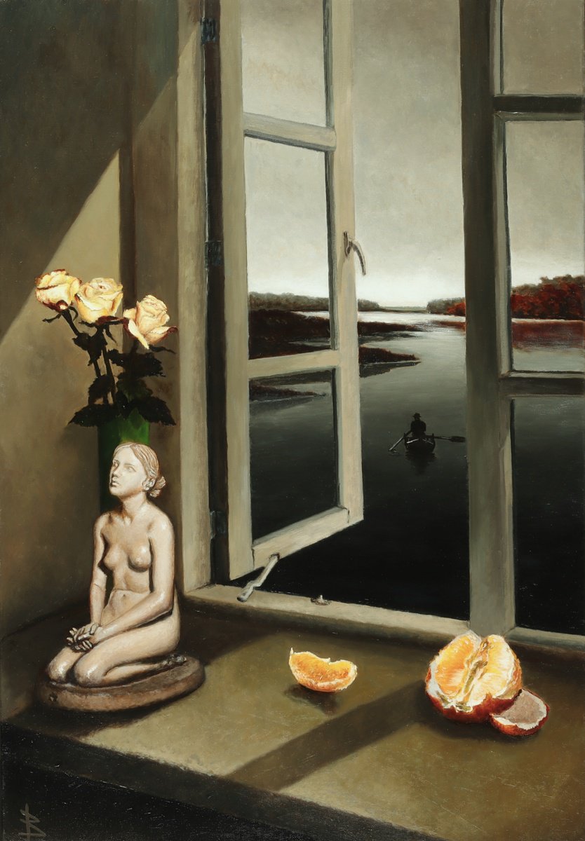 Impressionistic Still Life Oil Painting By Oleg Baulin, 20 X 28", Infinity, Original Artwork