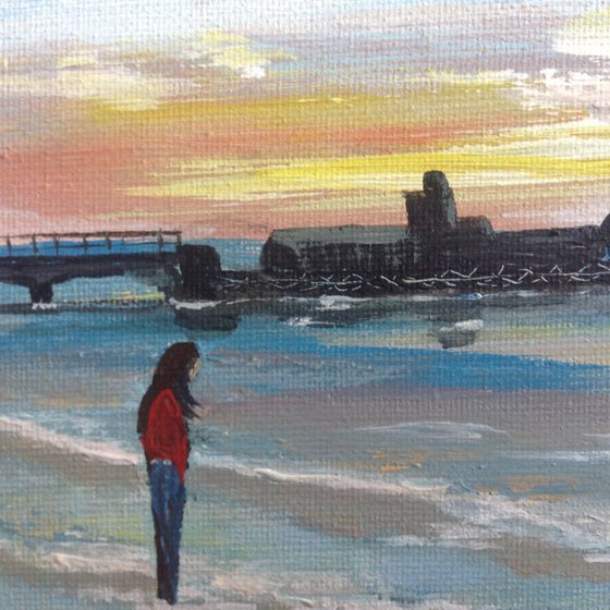 Bournemouth Pier on a mini canvas