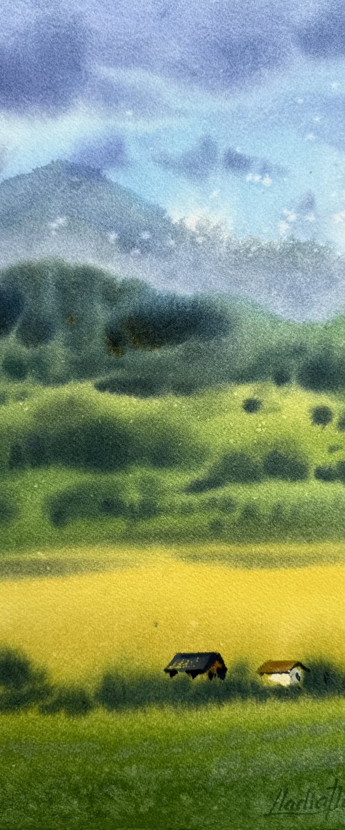 Ukrainian fields by Nadiia Dubei