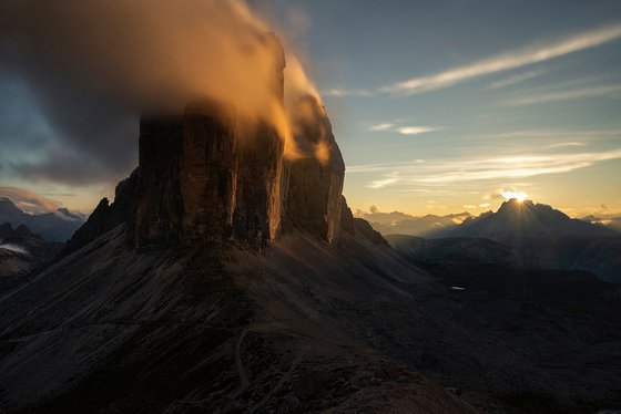 The mountain of fire