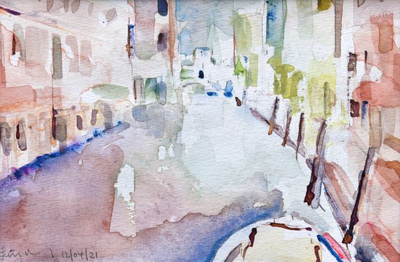 Venice Watercolour Study No 8