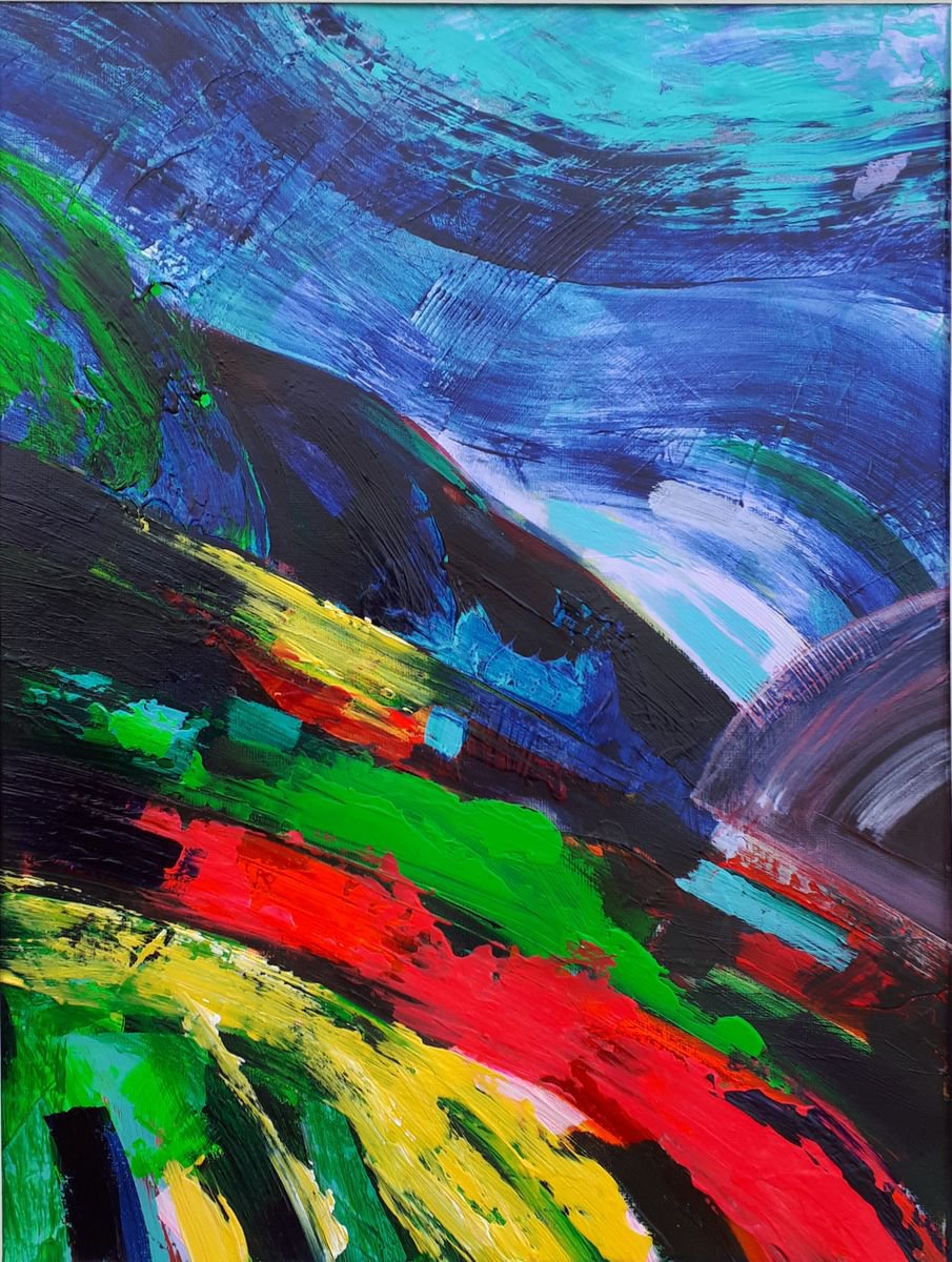 Borrowdale Valley 3 By Frank Barnes, 12 X 16, Artwork For Sale On Artfinder