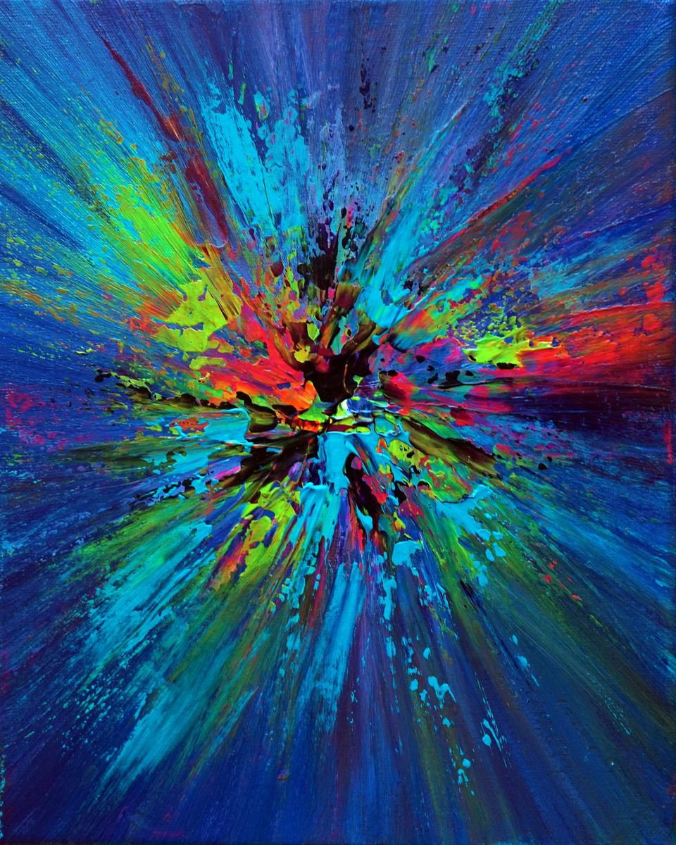 Download Multi Color Neon Explosion by Richard Vloemans | Artfinder