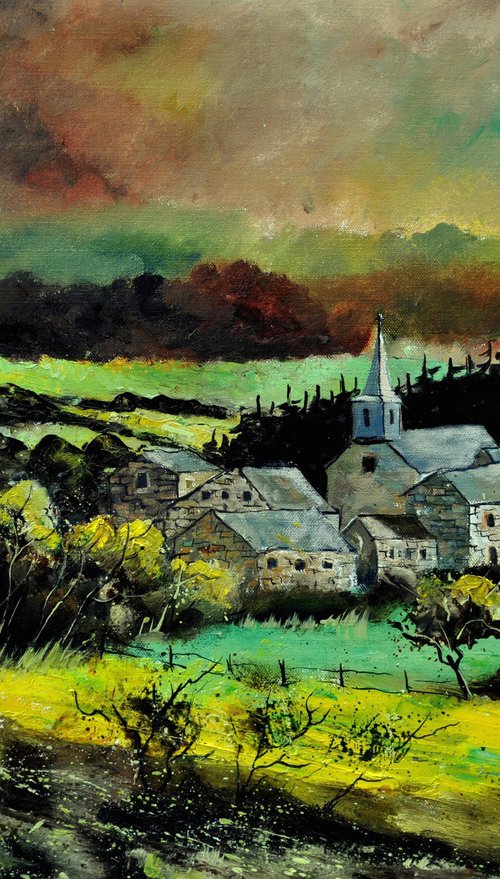 Village in the green - Ucimont by Pol Henry Ledent