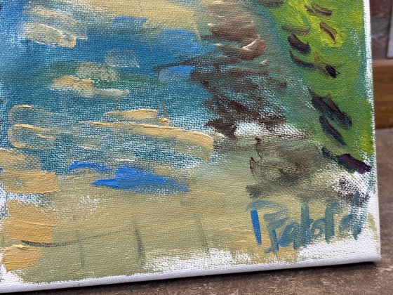 Sun-Dappled Path: Plein Air