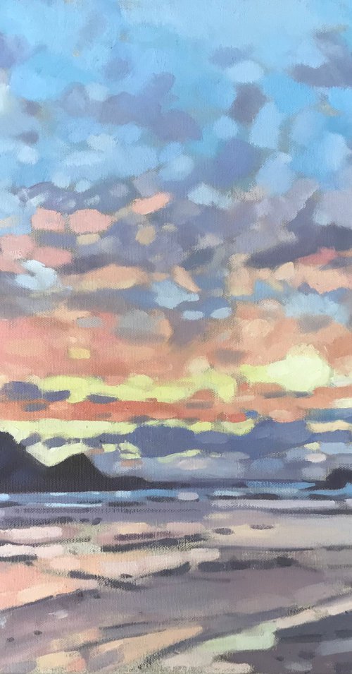 Evening Light, Mawgan Porth by Emma Dashwood