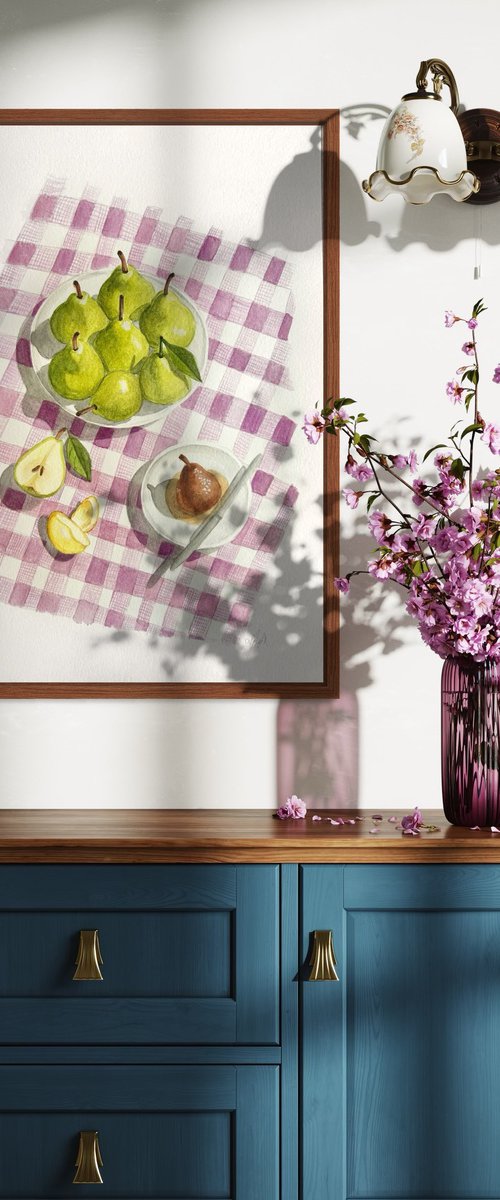 Pear picnic by Amelia Taylor