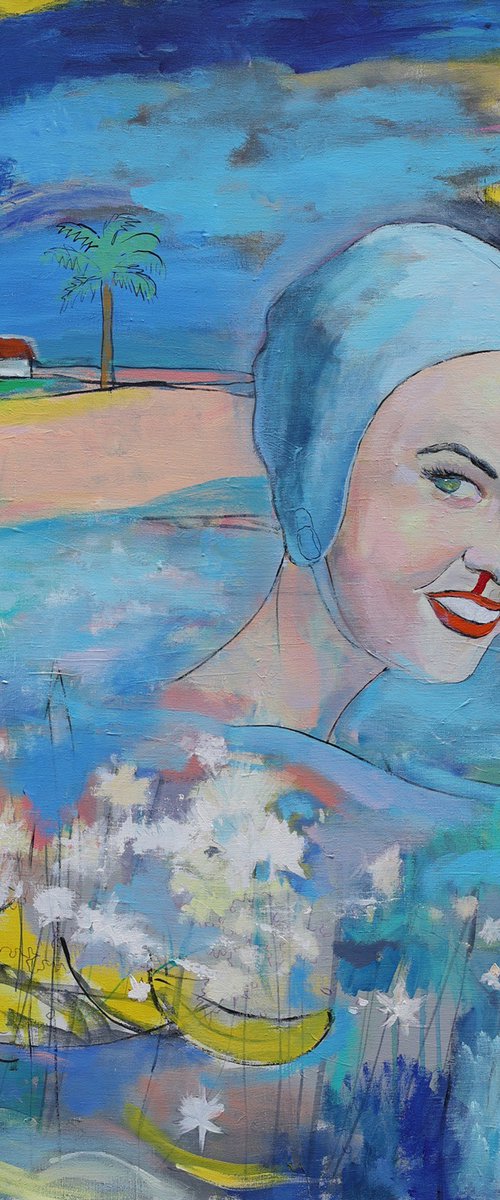 Swimmers and Glowing Algae by Artem Andreichuk