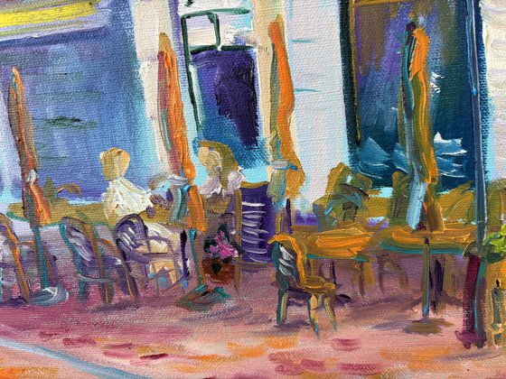 Dutch Town Life: Coevorden Street Cafe