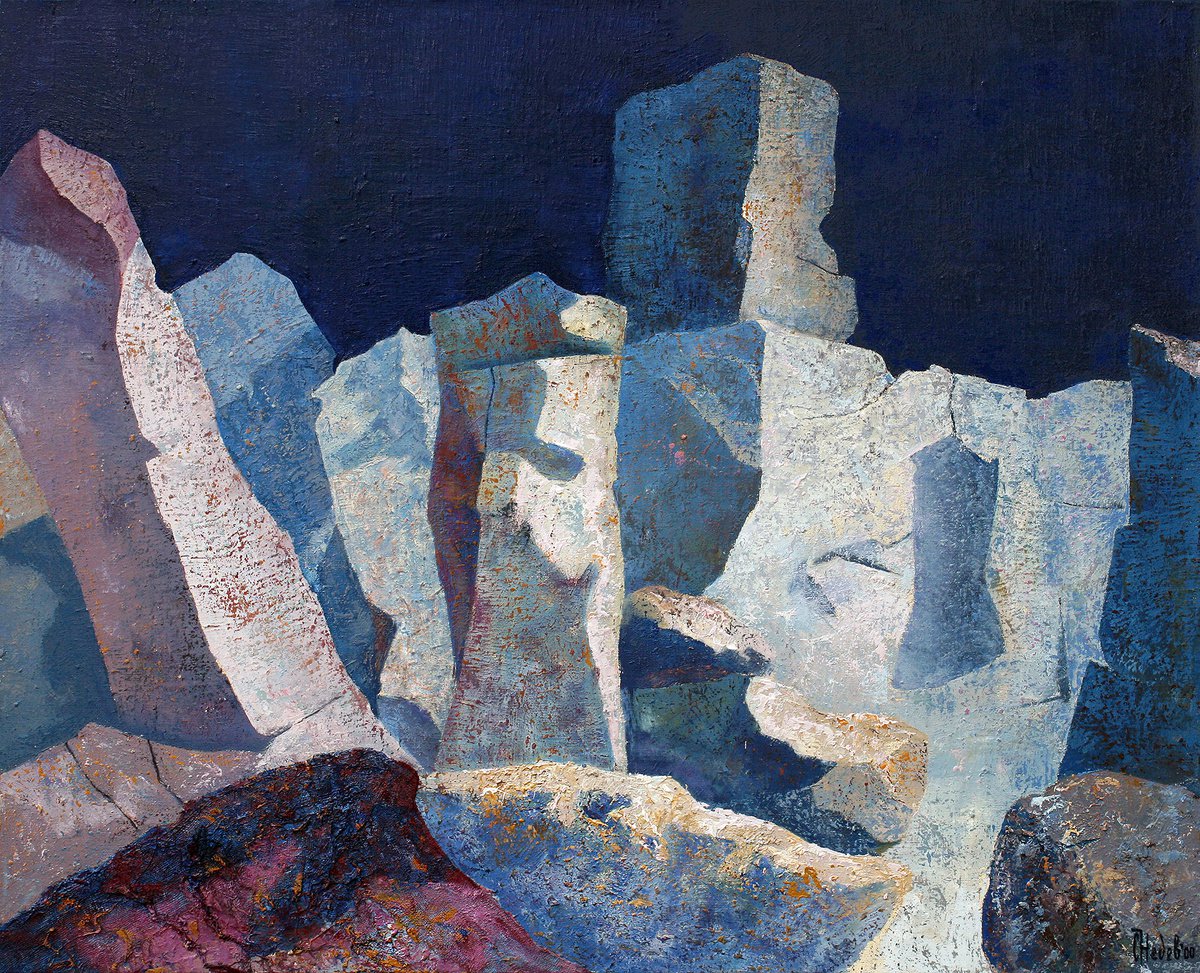 Night Rocks by Slav Nedev