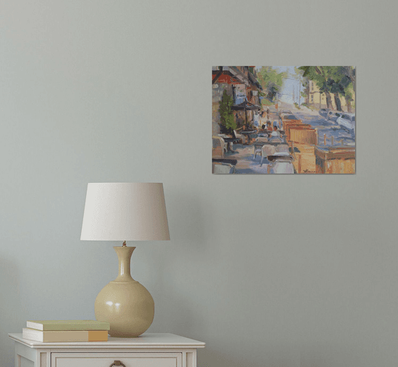 Hydrostone, plein air