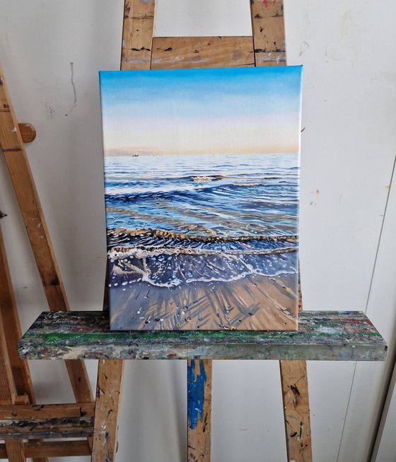 Das Meer im Abendlicht