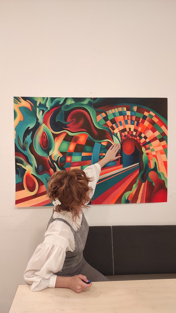 Sacredness of the soul (diptych)