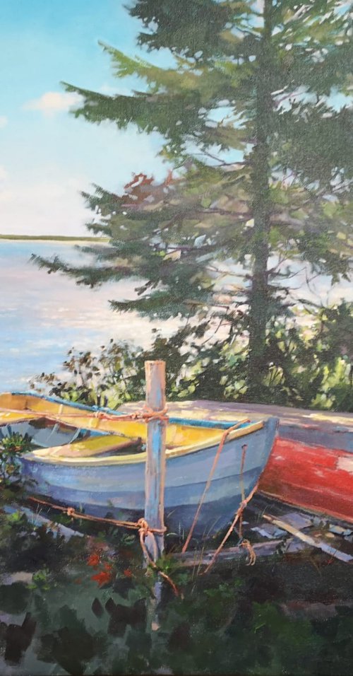 Last days of summer (24x30x0.7") by Alexander Koltakov