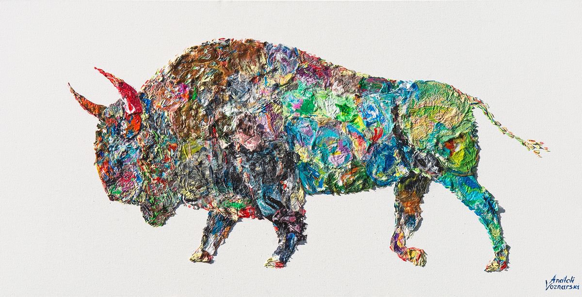 Buffalo by Anatoli Voznarski