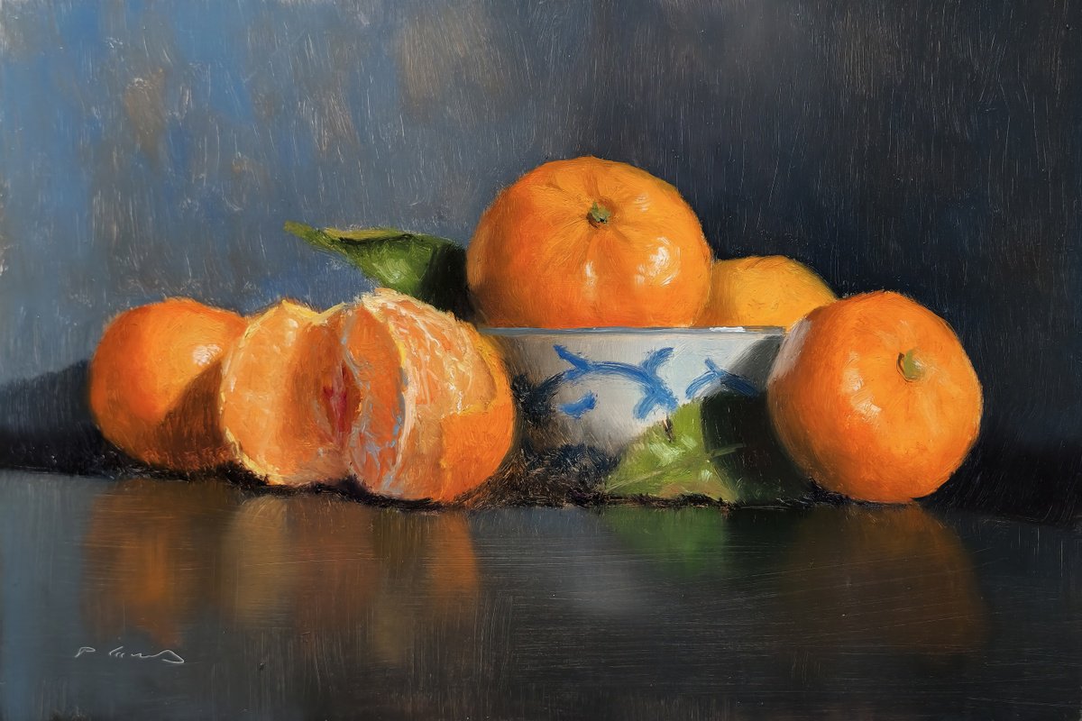 Clementines By Pascal Giroud, 12 X 8, Artwork For Sale On Artfinder
