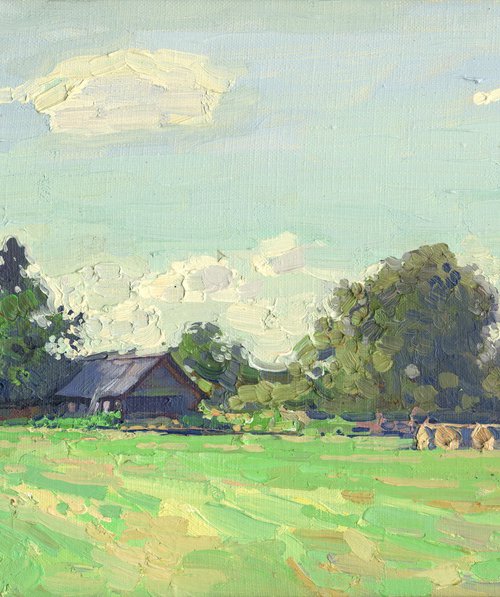 September in the village of Orlovo by Simon Kozhin