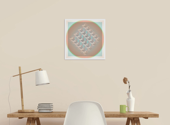 Simple 4 (Geometric Print) (2021)