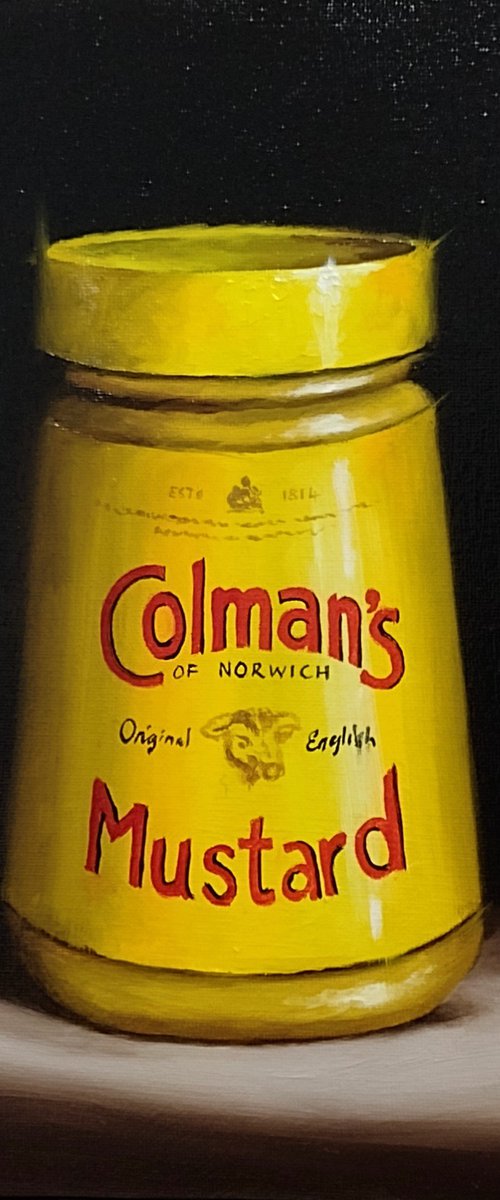 Colman’s Mustard still life by Jane Palmer Art