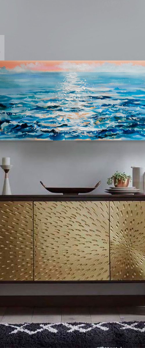 Ocean painting, Landscape painting by Annet Loginova