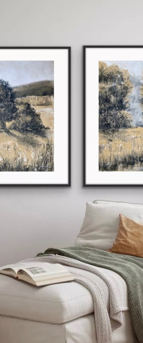 Silent Fields, Moving Air by Alexandra Jagoda (Ovcharenko)