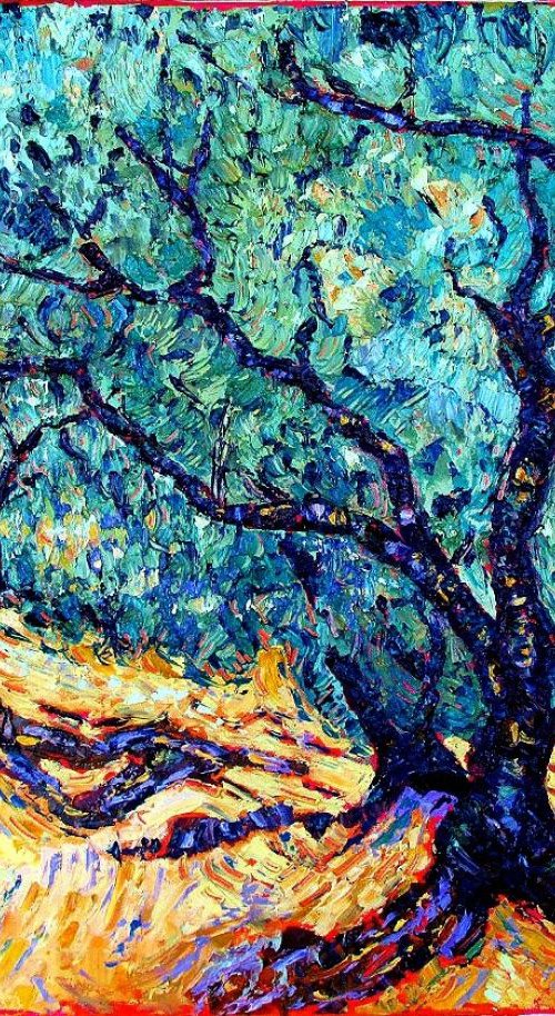 Almond trees in Andalucia #2 by Richard Meyer