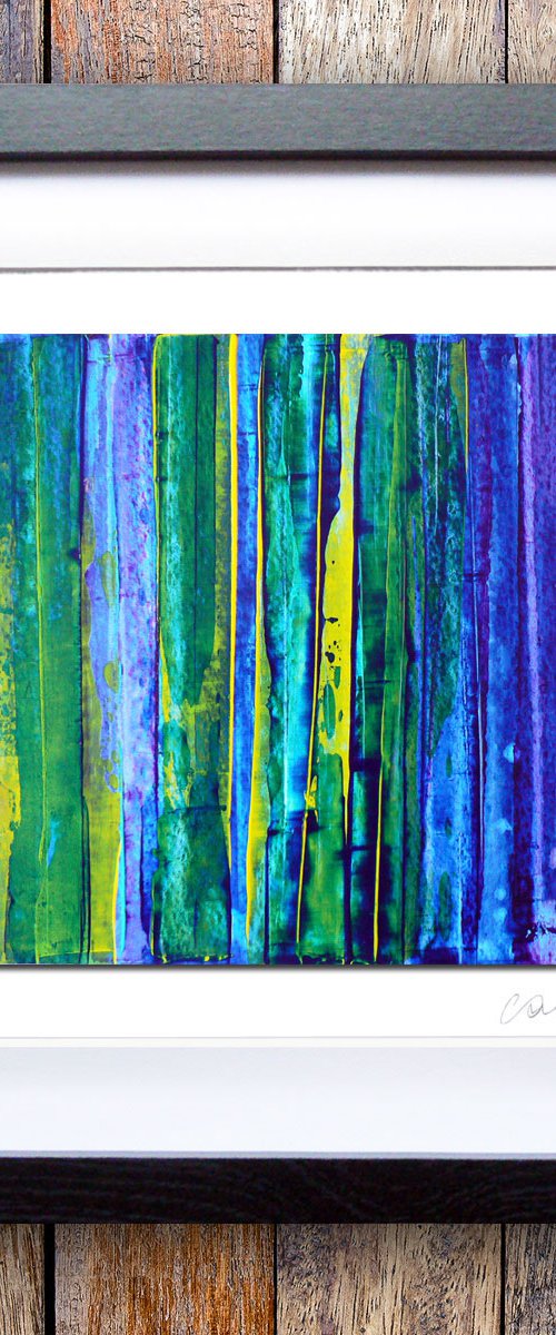 Framed abstract #8 by Carolynne Coulson