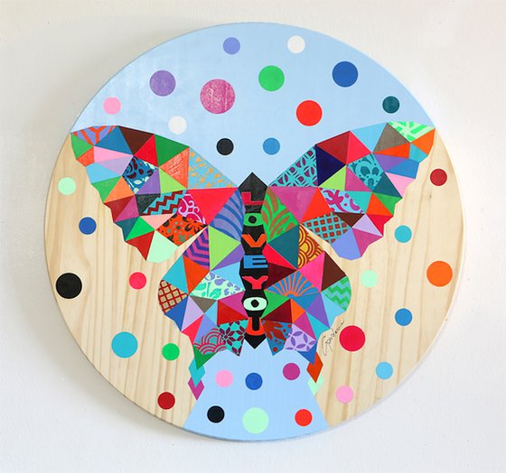 Lady – Original Painting on wood panel