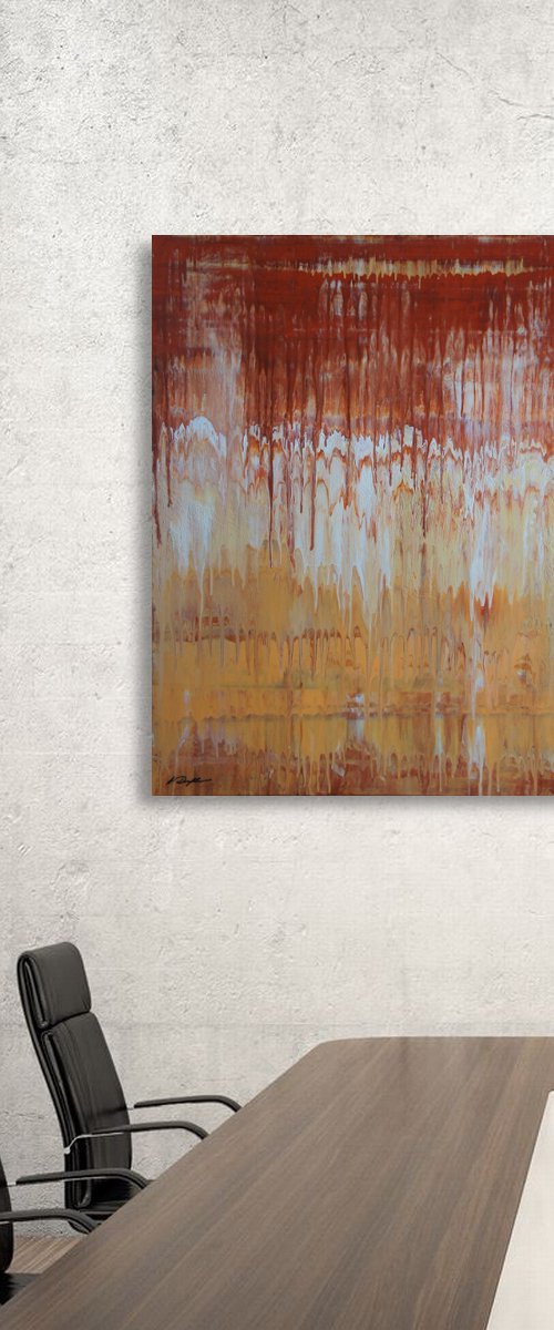 Sandstone (100 x 80 cm) XXL (40 x 32 inches) by Ansgar Dressler