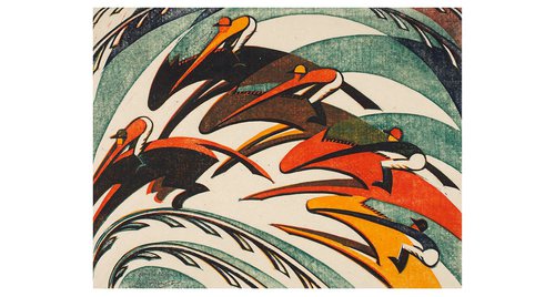 Artwork by Sybil Andrews